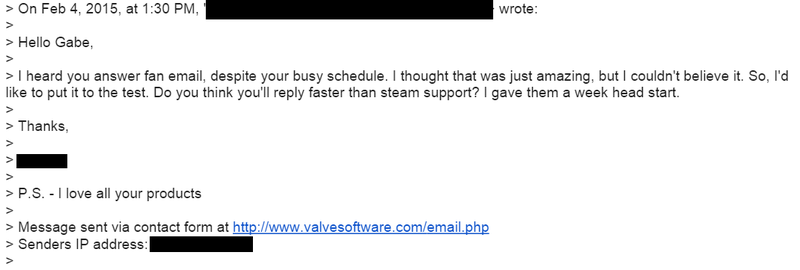 Illustration for article titled Gabe Newell Shows Us How Customer Support Is Done